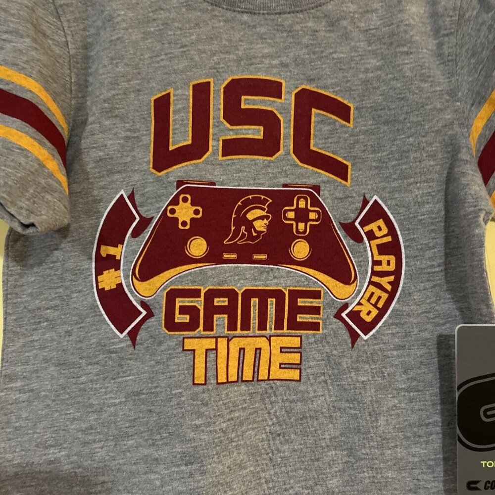 NEW USC Trojans Colosseum Game Time SS Shirt Toddler Boys 3T - Picture 2 of 5